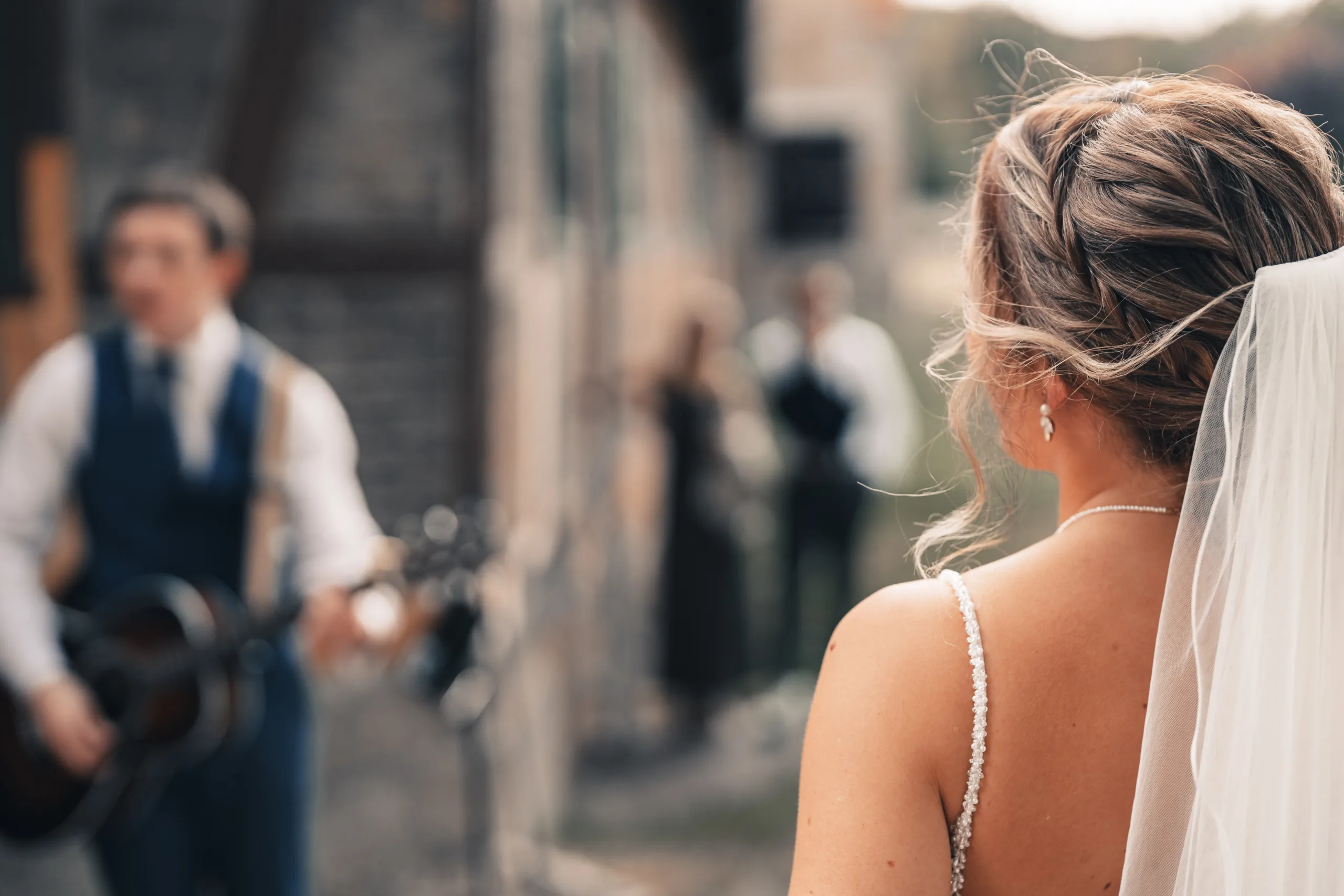 Kieper-Hochzeitssänger-Verschwommen-Brautkleid